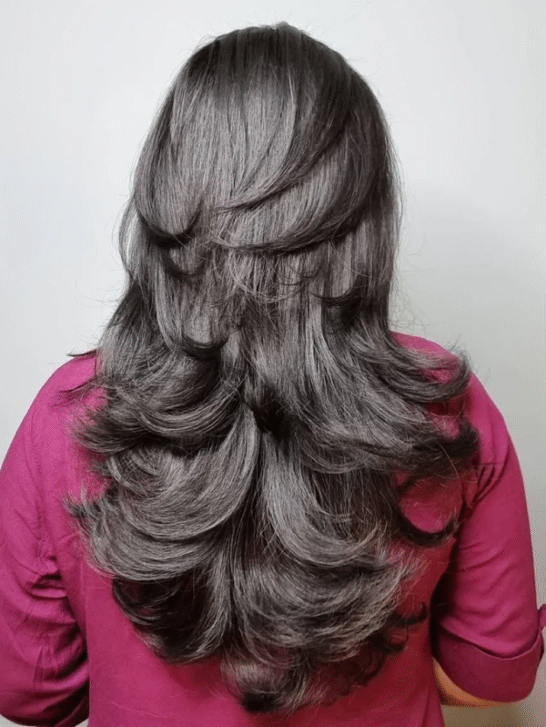 Sarah hair cutting